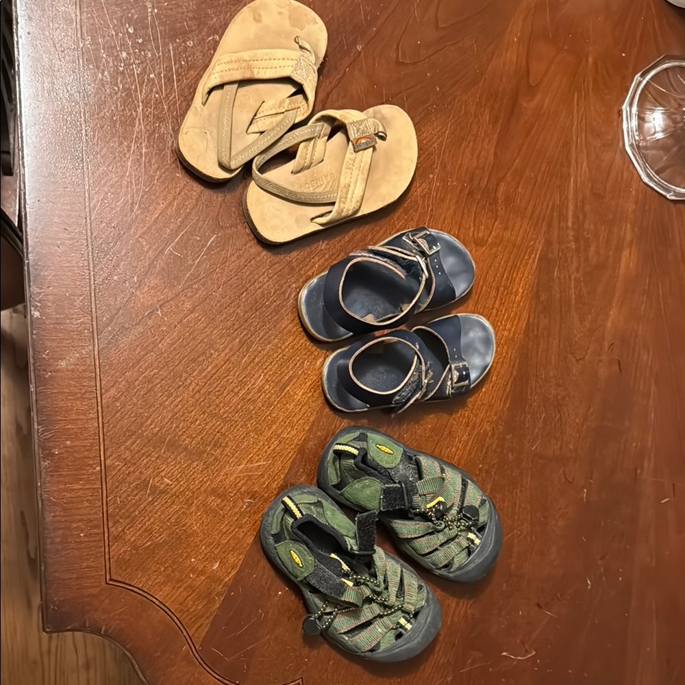 Kids Green Sandals